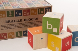 picture of Braille ABC Blocks & Canvas Bag