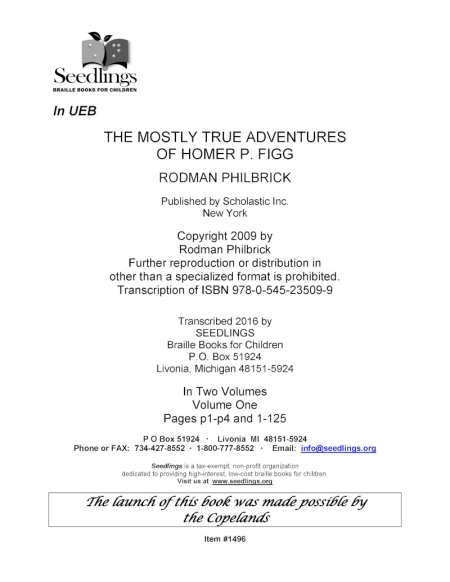 Cover image of the mostly true adventures of Home P. Figg
