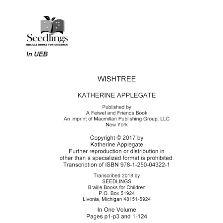 Cover of Wishtree by Katherine Applegate