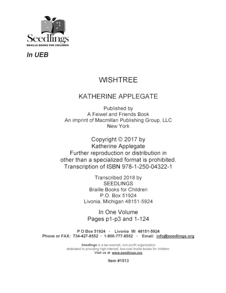 Cover of Wishtree by Katherine Applegate