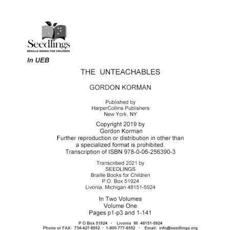 Cover image for The Unteachables by Gordon Korman