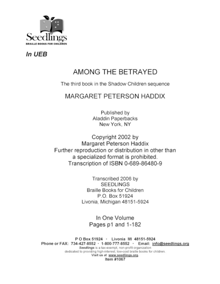 Cover for Among the Betrayed