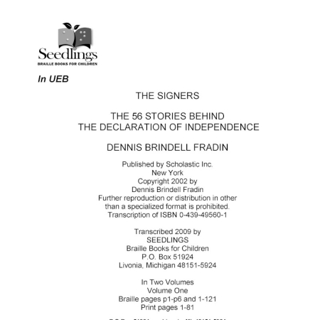 Cover for The Signers
