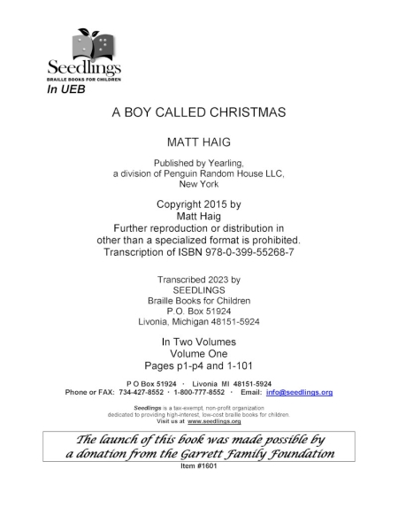 Cover of A Boy Called Christmas