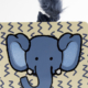 Cover of If You Were an Elephant with illustration of elephant, touchable tail, braille sticker.