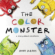 Cover of The Color Monster with a white background and four monsters of different colors and expressions