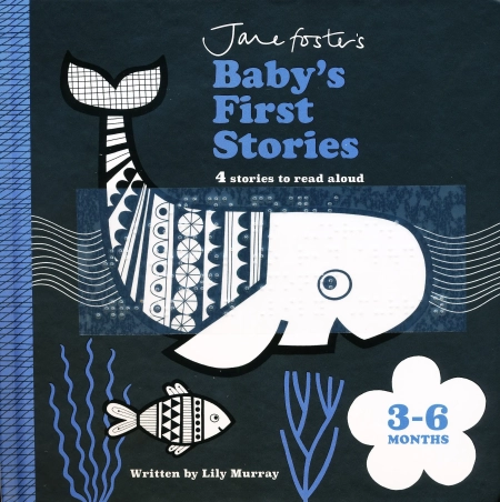The front cover of the book shows black and white drawings of a whale and a fish with some blue coloring accents.