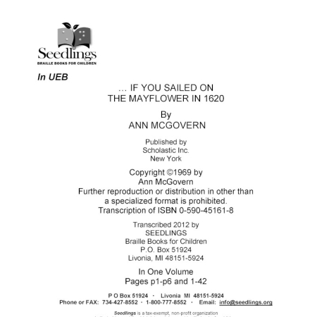 Cover image for If You Sailed On the Mayflower by Ann McGovern