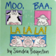 A cow, a sheep, and three pigs drawn in a cartoon style. Seafoam green background.